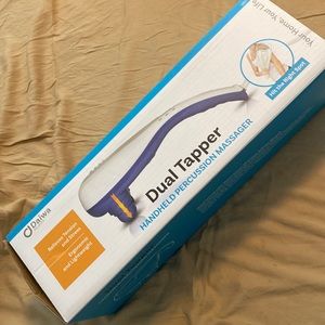 Dual tapper hand held percussion massager. Brand new in box